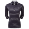 FootJoy 3/4 Sleeve Pinstripe Pique