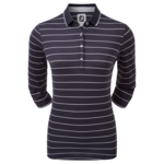 FootJoy 3/4 Sleeve Pinstripe Pique